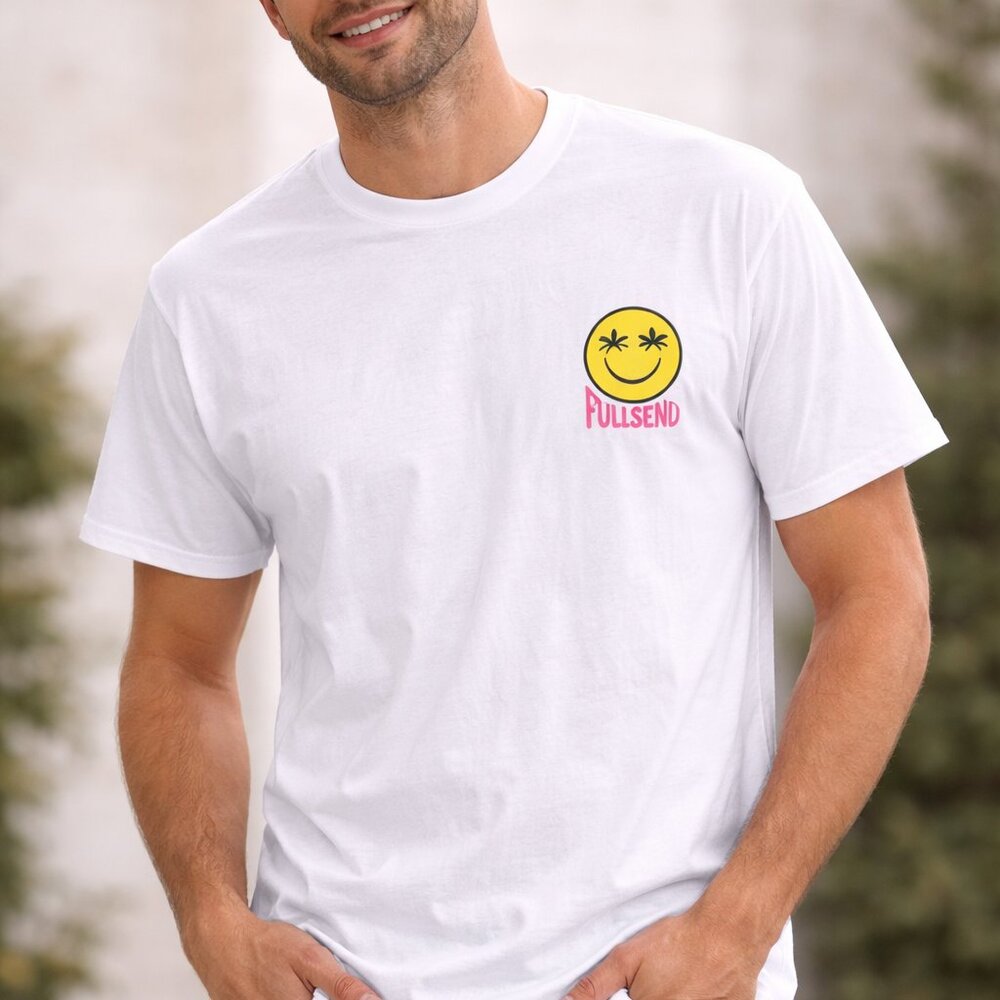 Nelk Boys Full Send Smiley Logo T-Shirt Large NWT Limited Edition
